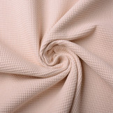 Mini Waffle Pique Fabric Powder Pink