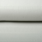 Combi Waffle Pique Fabric Light Grey