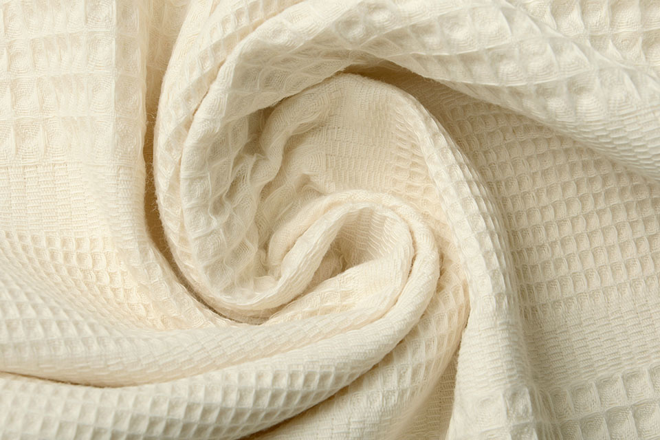 Off-White Organic Cotton Velour Fabric – Nature's Fabrics
