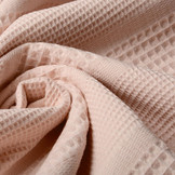 Combi Wafel Katoen Poeder Roze