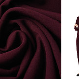 Stretch Gabardine Bordeaux