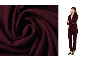 Stretch Gabardine Bordeaux