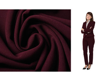 Stretch Gabardine Bordeaux