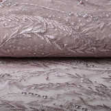 Mesh Geborduurd Parel Sarah Oud Lila