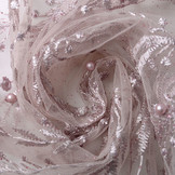 Netz Bestickt Perle Sarah Altflieder