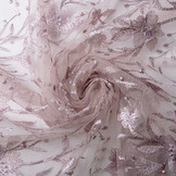 Mesh Embroidered Pearl Lilith Old Lilac