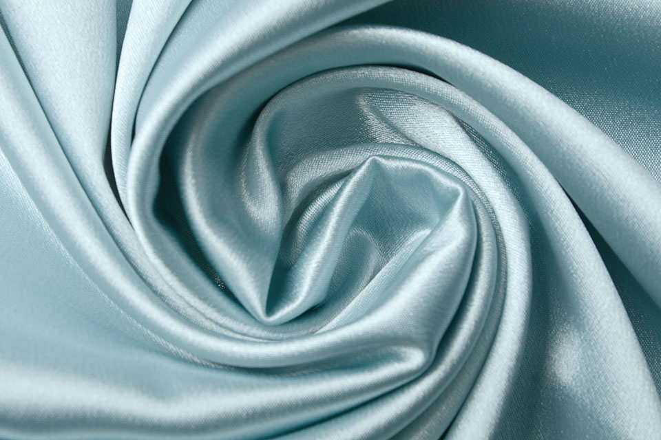 Poly Satin Baby Blue