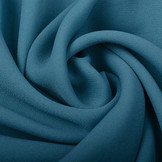 Crêpe Georgette  Light petrol blue