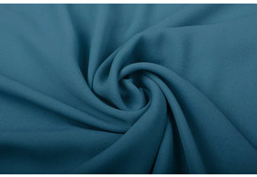 Crêpe Georgette  Light petrol blue