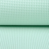 Waffelpiqué Baumwolle Minzgrün