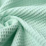 Waffle Pique Fabric Mint Green