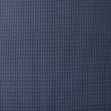 Waffle Pique Fabric Police blue