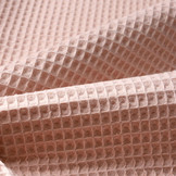 Waffelpiqué Baumwolle Puderrosa