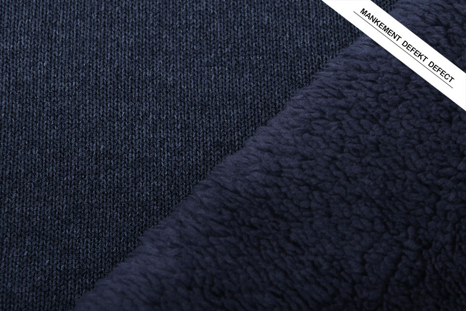 Gebreide Jogging, Bont Melange Blauw