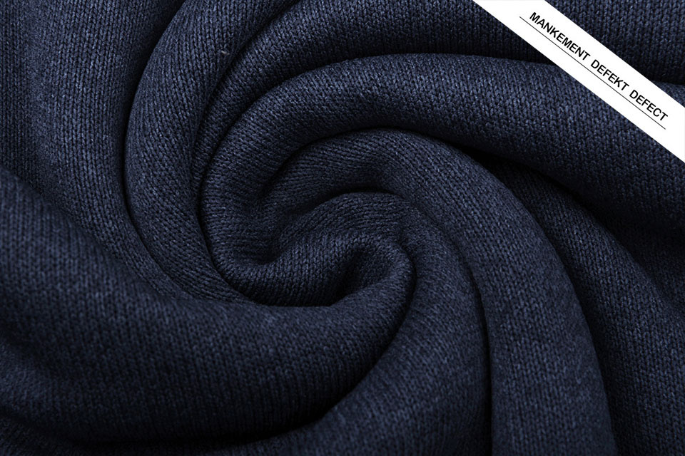Gebreide Jogging, Bont Melange Blauw