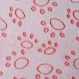 Coral Fleece Paw Pink