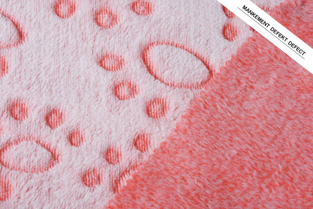 Coral Fleece Pootjes Roze