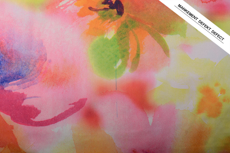 Stretch Satin Bedruckt Aquarel