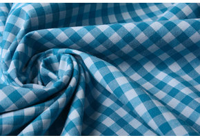 Boerenbont Ruit 8 mm Aqua