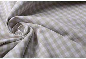 Bauern Karo 8 mm Beige