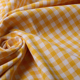 Gingham Check 8 mm Yellow