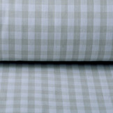 Gingham Check 8 mm Light Grey