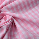 Gingham Check 8 mm Pink