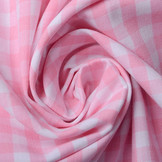 Gingham Check 8 mm Pink