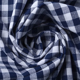 Bauern Karo 8 mm Marineblau