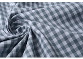 Gingham Check 8 mm Grey