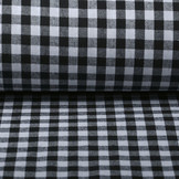 Gingham Check 8 mm Black