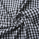 Gingham Check 8 mm Black