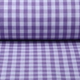 Gingham Check 8 mm Dark Lilac