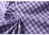 Gingham Check 8 mm Dark Lilac