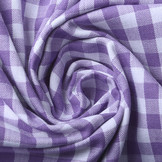 Gingham Check 8 mm Dark Lilac