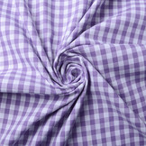 Gingham Check 8 mm Dark Lilac