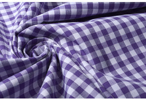 Gingham Check 8 mm Purple