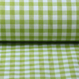 Gingham Check 8 mm Lime Green