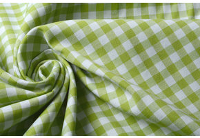 Gingham Check 8 mm Lime Green
