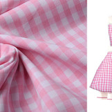 Bauern Karo 8 mm Rosa