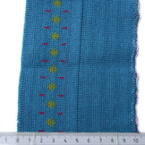 Boordstof Blauw Ruit