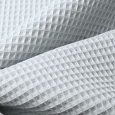 Waffelpiqué Baumwolle Silber