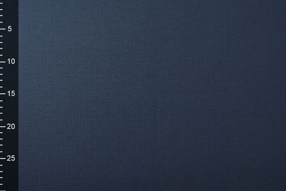 Rib Jersey Marine Blauw