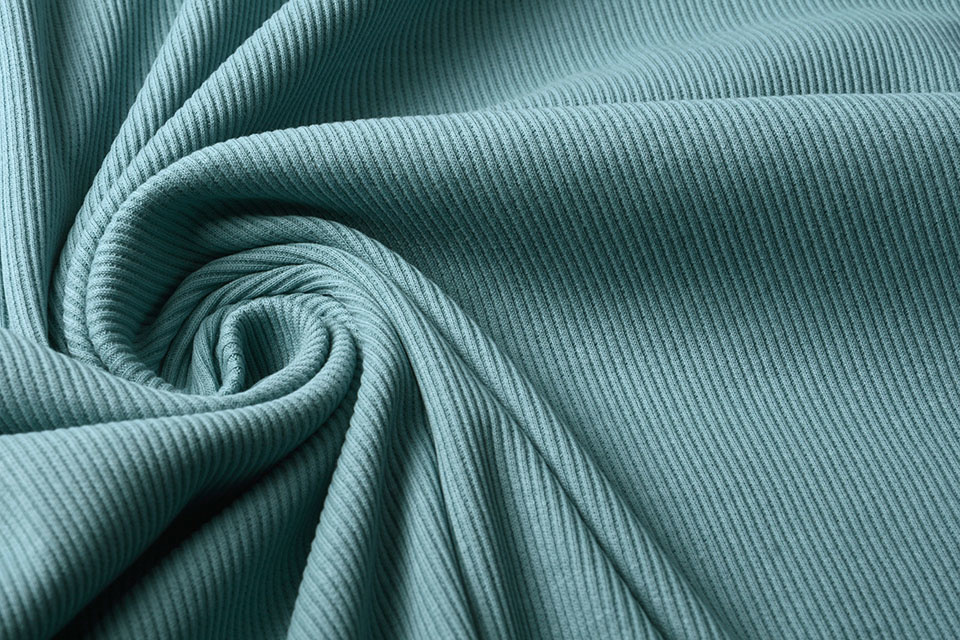 Rib Jersey Ocean - YES Fabrics