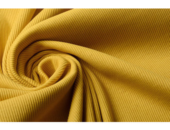 Rib Jersey Ocher Yelow