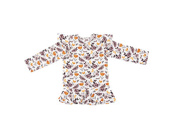 128. Ruffle top 98/116