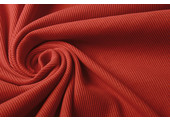 Rib Jersey Red