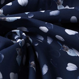 100% Digital Cotton Crested Tit Navy Blue