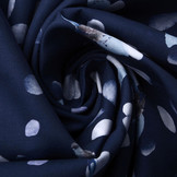 100% Digital Cotton Crested Tit Navy Blue