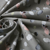 100% Digital Cotton Crested Tit Grey